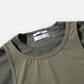 F/CE LAYERED COOL TOUCH TEE (SAGE GREEN)