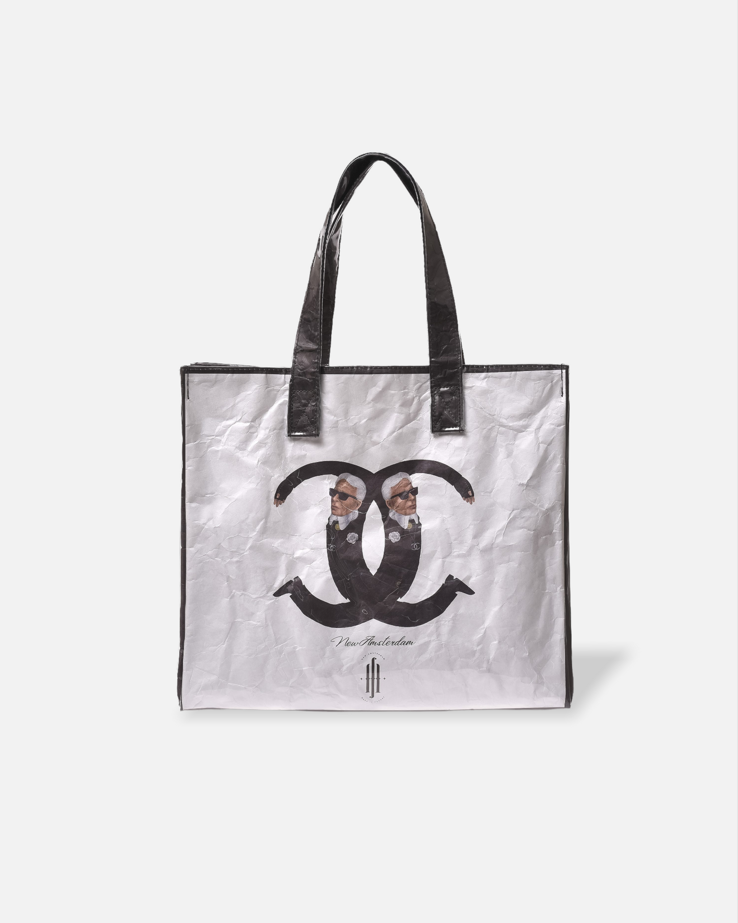 CHANEL KARL PVC BAG (WHITE)