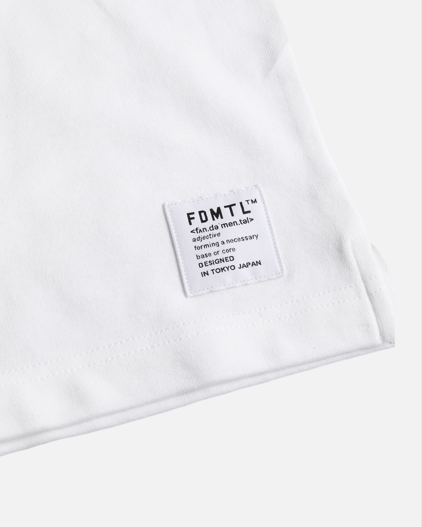 BORO PATCHWORK WIDE TEE (WHITE)