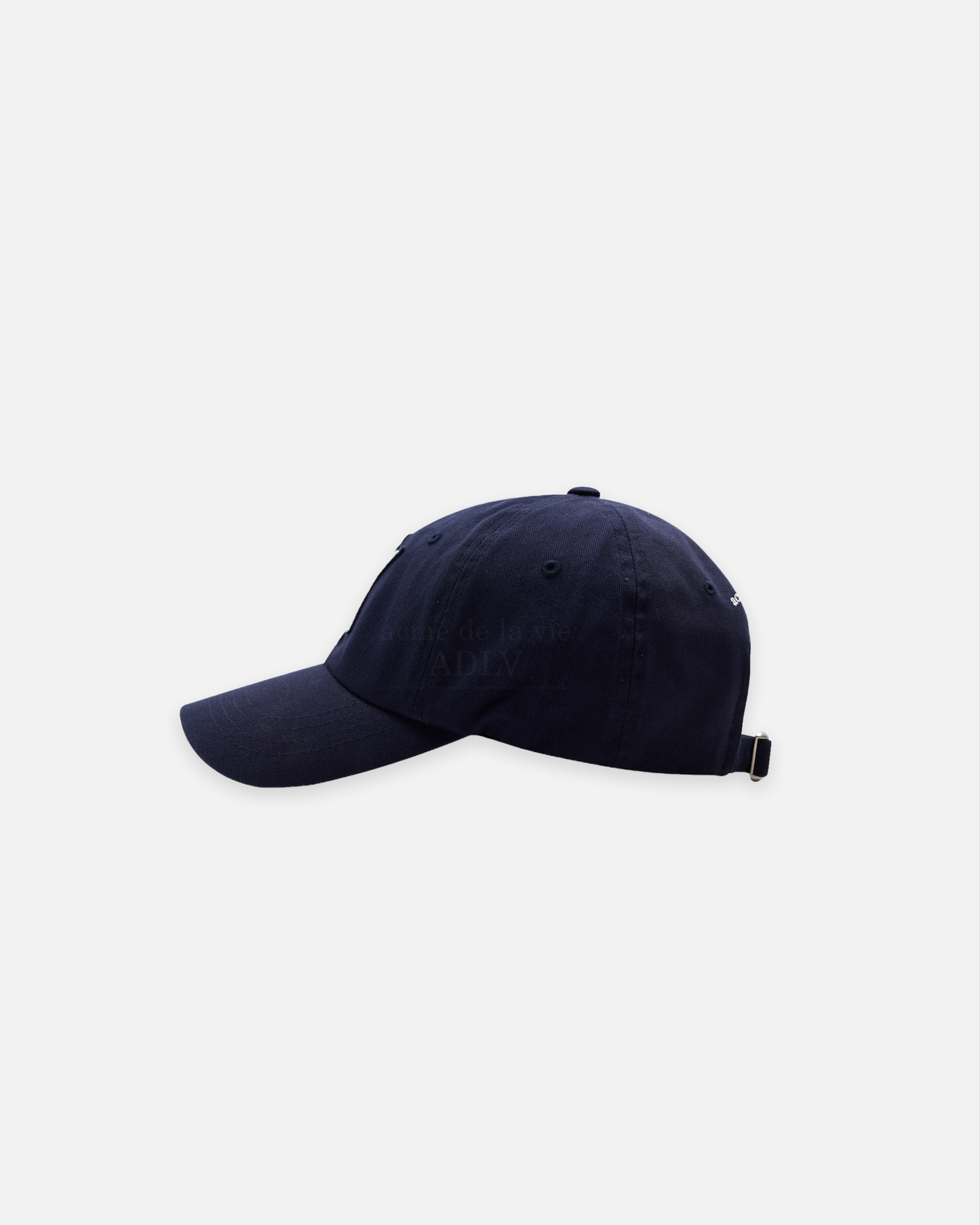 ADLV x LISA A LOGO EMBLEM CHAIN EMBOSSING PATCH BALL CAP (NAVY)