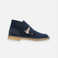 CLARKS ORIGINALS DESERT BOOT (NAVY SASHIKO)
