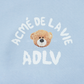 ADLV TEDDY BEAR BEAR DOLL HOODIE (SKYBLUE)