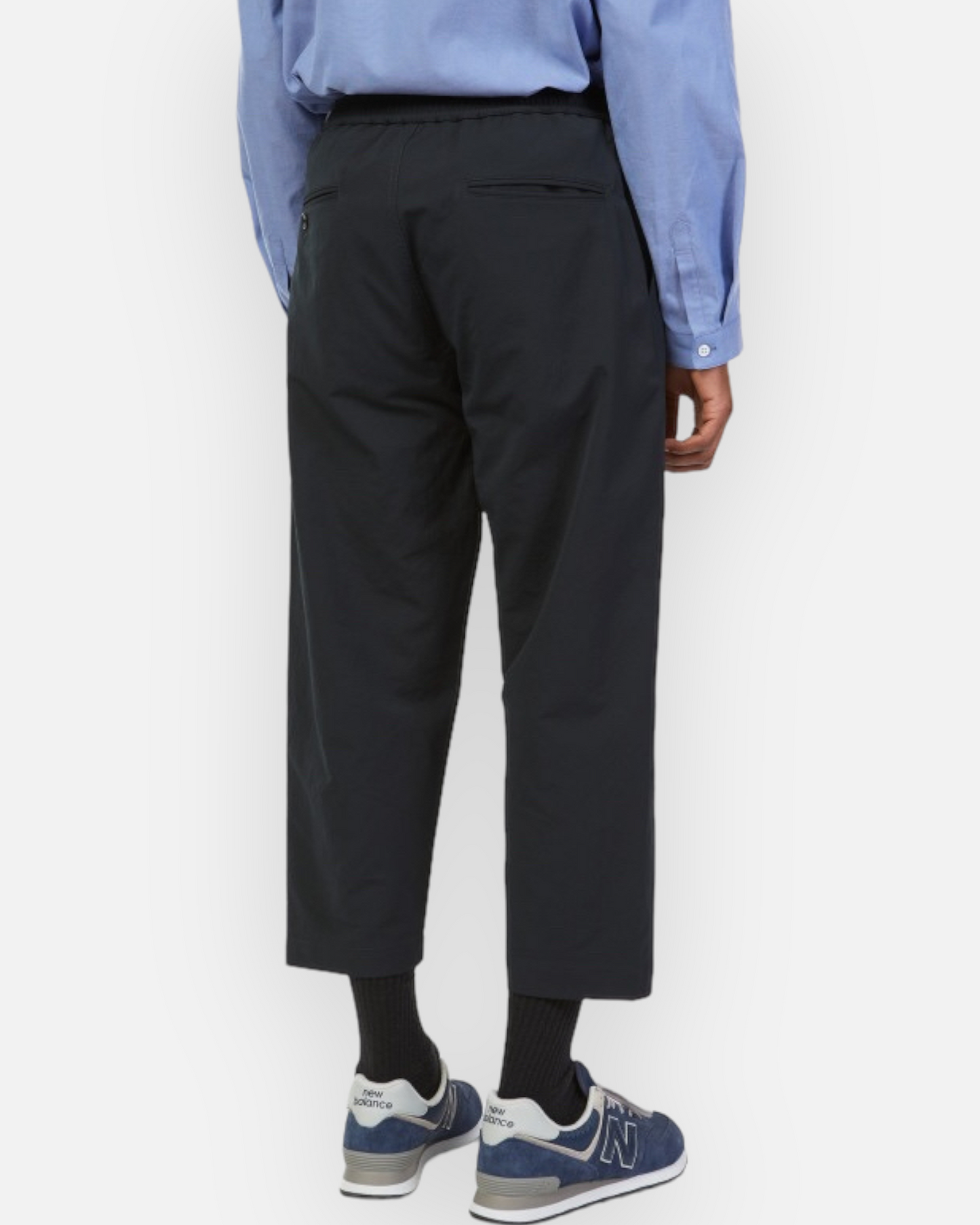 NANAMICA ALPHADRY CROPPED EASY PANTS (NAVY)