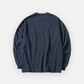 NAUTICA L/S T-SHIRTS TOO HEAVY GARMENT DYED ARCHLOGO L/S TEE (NAVY, 4NV)