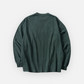 NAUTICA L/S T-SHIRTS TOO HEAVY GARMENT DYED ARCHLOGO L/S TEE (GREEN, 3UE)