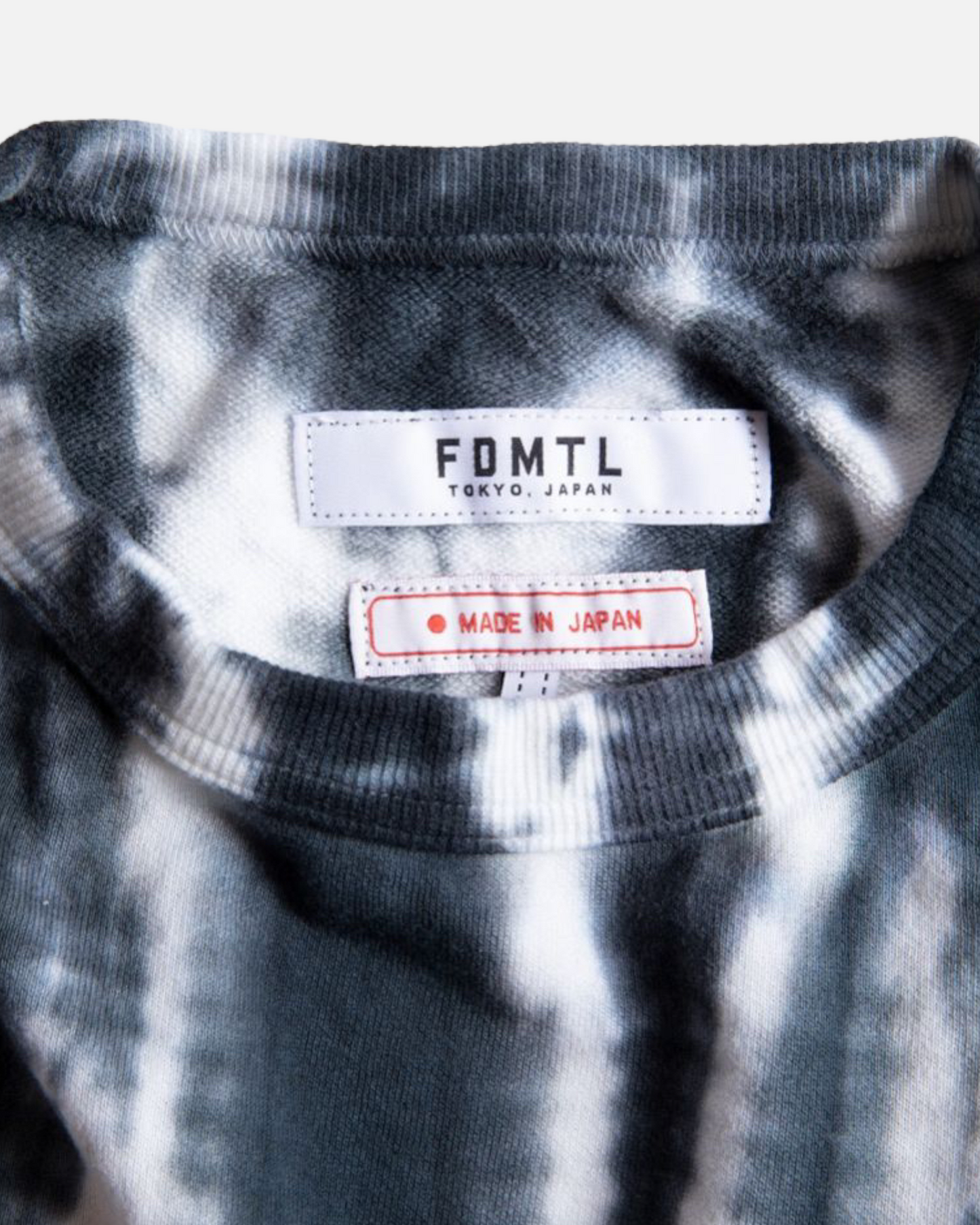 TIE DYE WIDE TEE (BLACK)