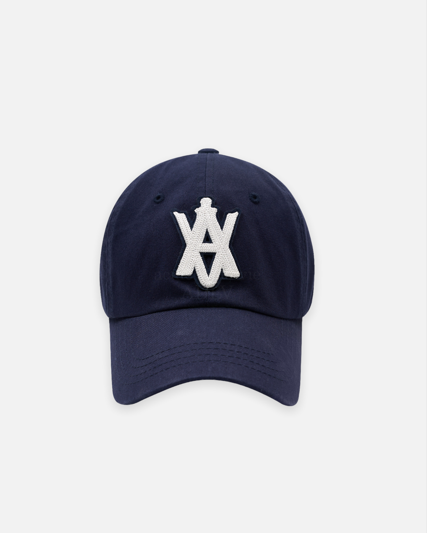 ADLV x LISA A LOGO EMBLEM CHAIN EMBOSSING PATCH BALL CAP (NAVY)