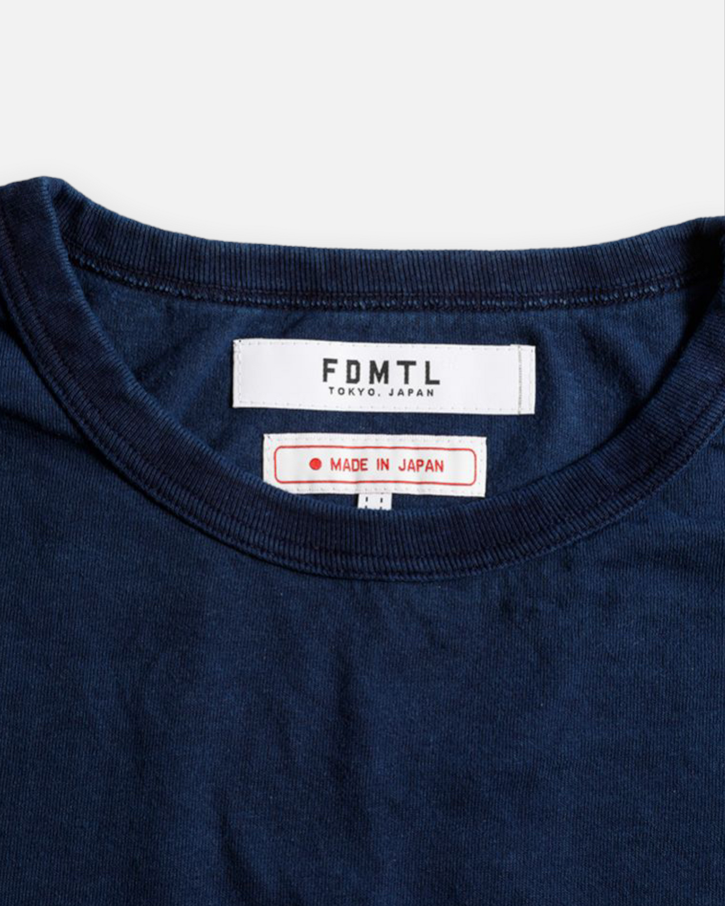 FDMTL OBI-STRIP INDIGO TEE (INDIGO)