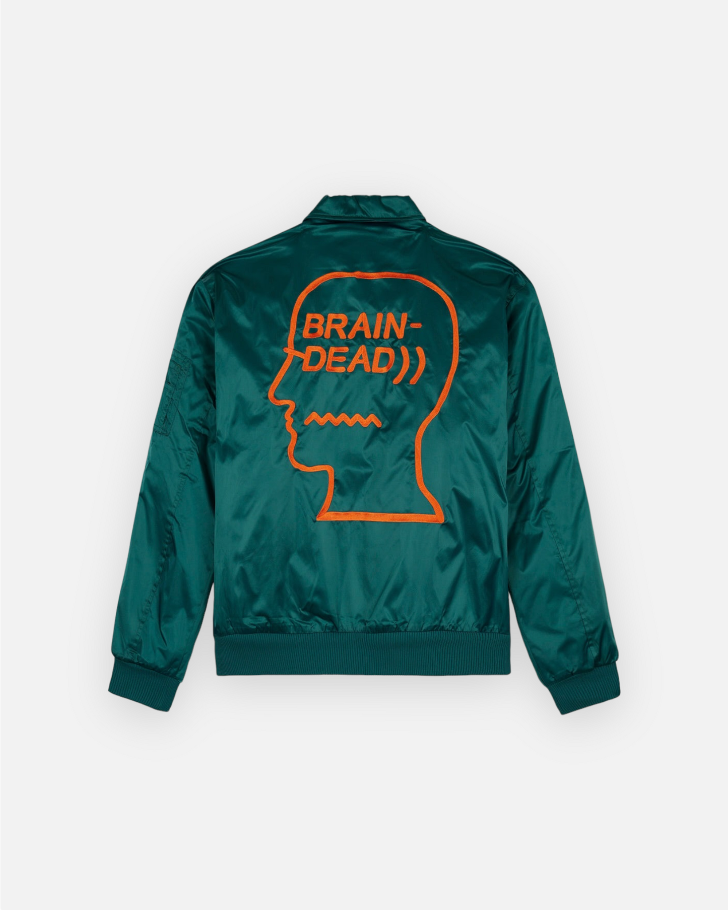 BRAIN DEAD BD BOMBER JACKET (MALLARD)