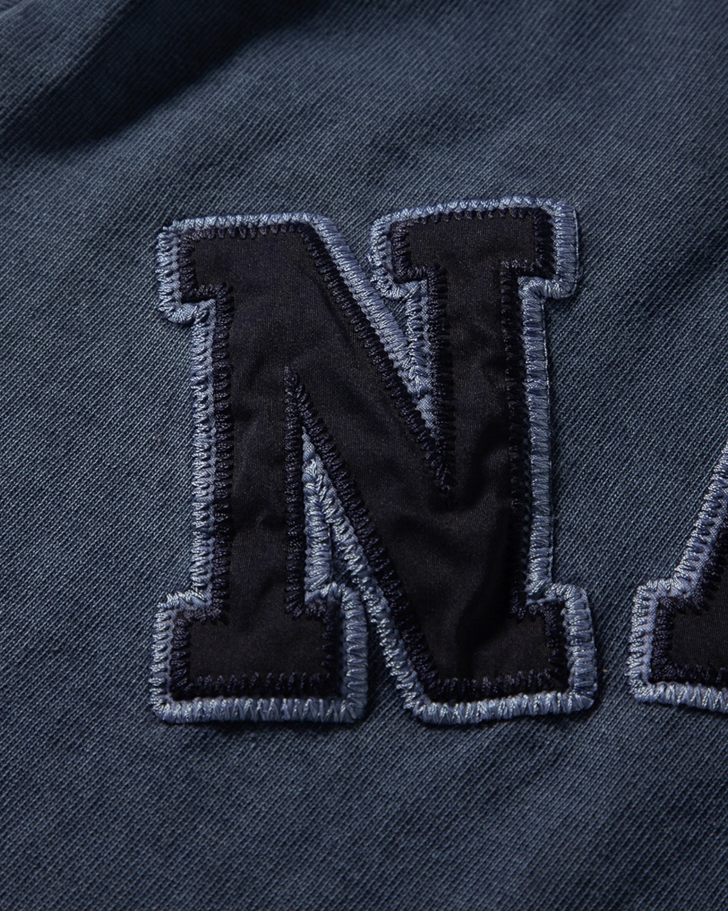 NAUTICA L/S T-SHIRTS TOO HEAVY GARMENT DYED ARCHLOGO L/S TEE (NAVY, 4NV)