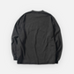 NAUTICA L/S T-SHIRTS TOO HEAVY GARMENT DYED ARCHLOGO L/S TEE (CHARCOAL, 01C)