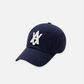ADLV x LISA A LOGO EMBLEM CHAIN EMBOSSING PATCH BALL CAP (NAVY)