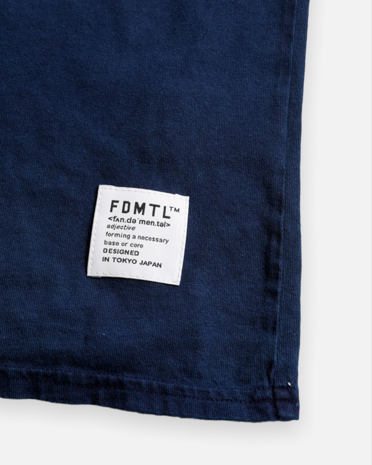 FDMTL OBI-STRIP INDIGO TEE (INDIGO)