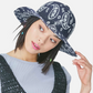 PAISLEY WIDE BRIM CASUAL (DARK BLUE/WHITE)