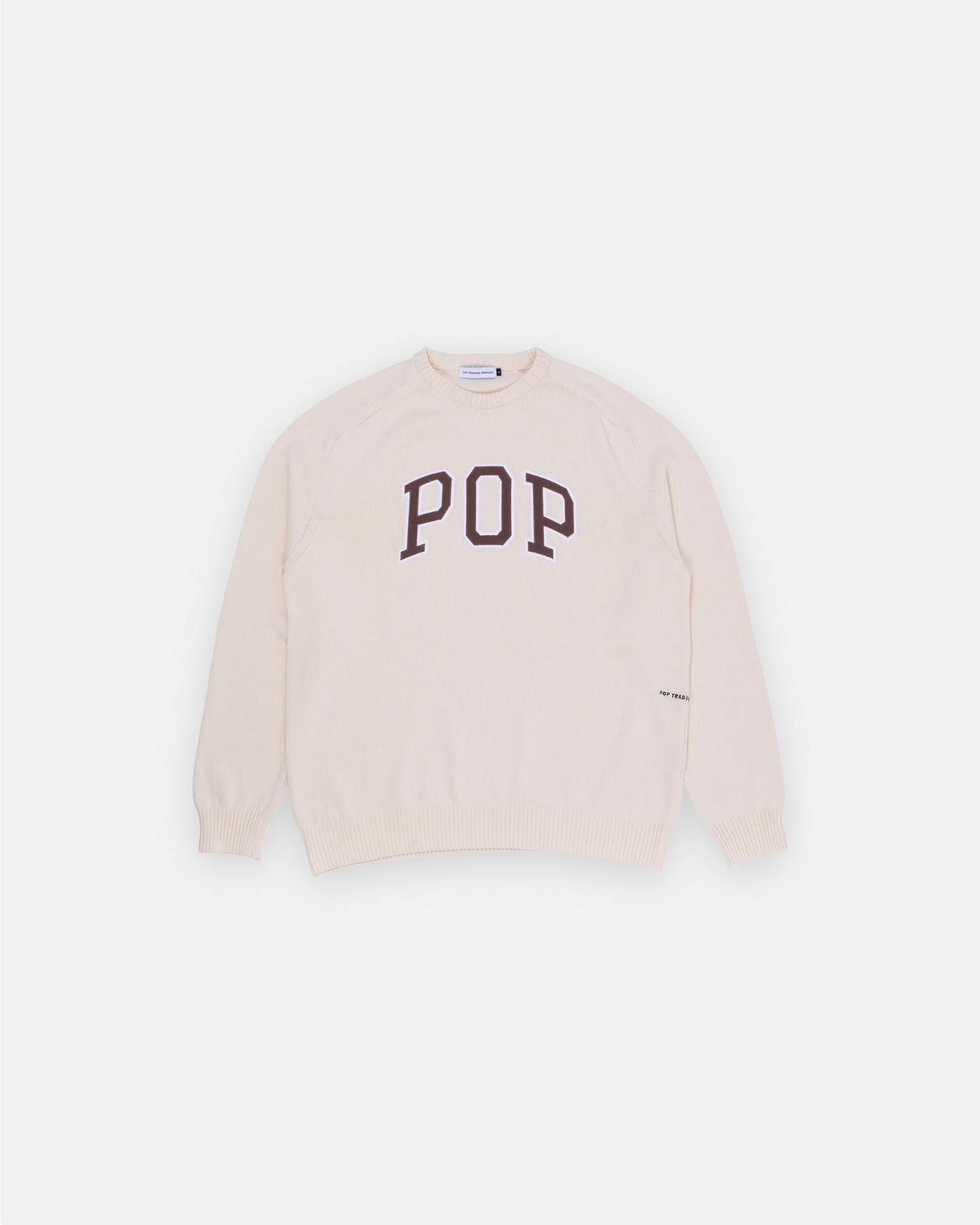 POP ARCH KNITTED CREWNECK (OFF WHITE)