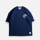 CIRCLE PATCH INDIGO WIDE TEE (INDIGO)
