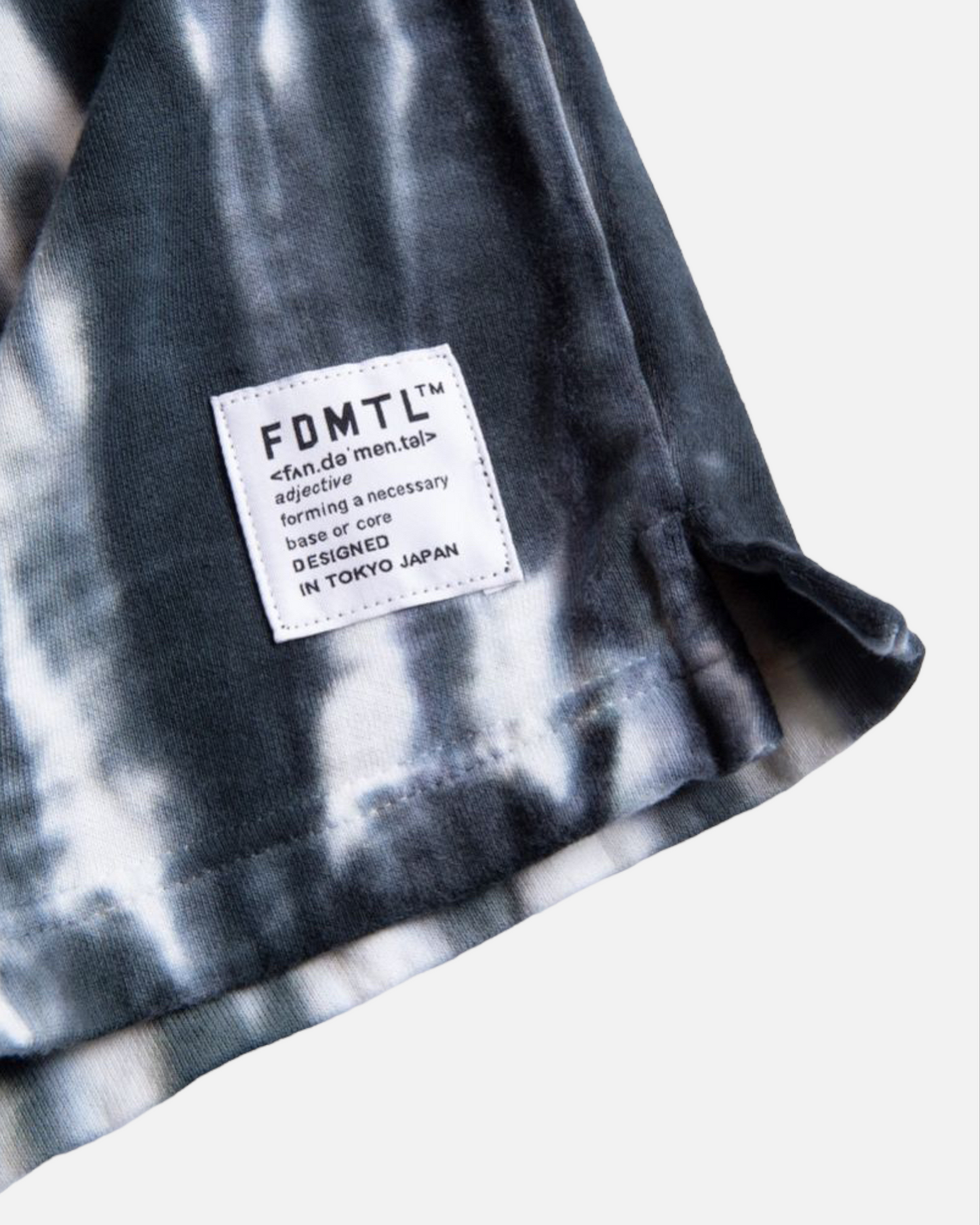 TIE DYE WIDE TEE (BLACK)