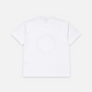 ADLV x LISA CIRCLE LOGO ARTWORK BASIC SHORT SLEEVE T-SHIRT (WHITE)