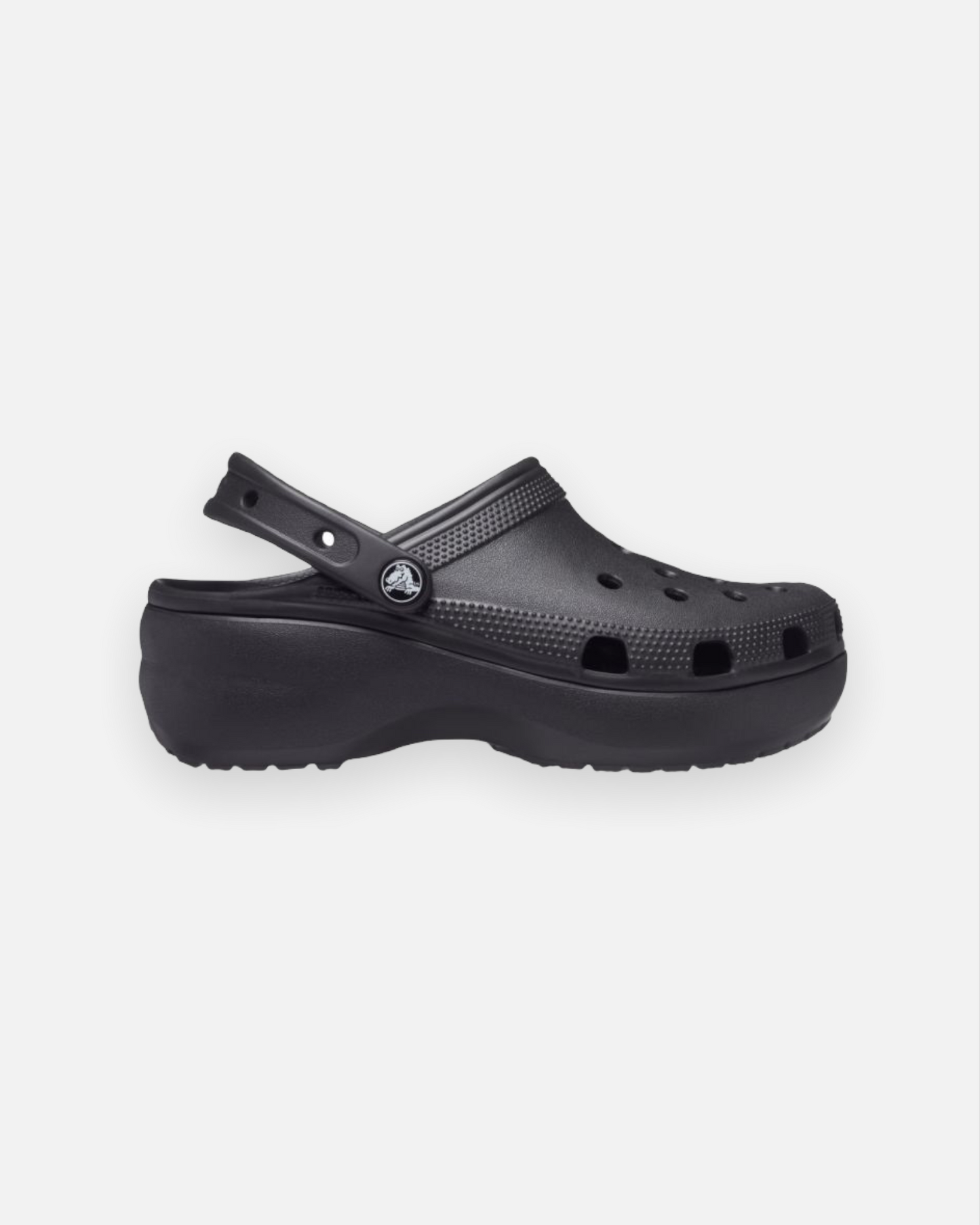 CROCS W CLASSIC PLATFORM CLOG (BLACK)