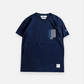 FDMTL OBI-STRIP INDIGO TEE (INDIGO)