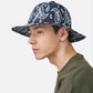 PAISLEY WIDE BRIM CASUAL (DARK BLUE/WHITE)