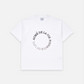 ADLV x LISA CIRCLE LOGO ARTWORK BASIC SHORT SLEEVE T-SHIRT (WHITE)