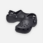 CROCS W CLASSIC PLATFORM CLOG (BLACK)