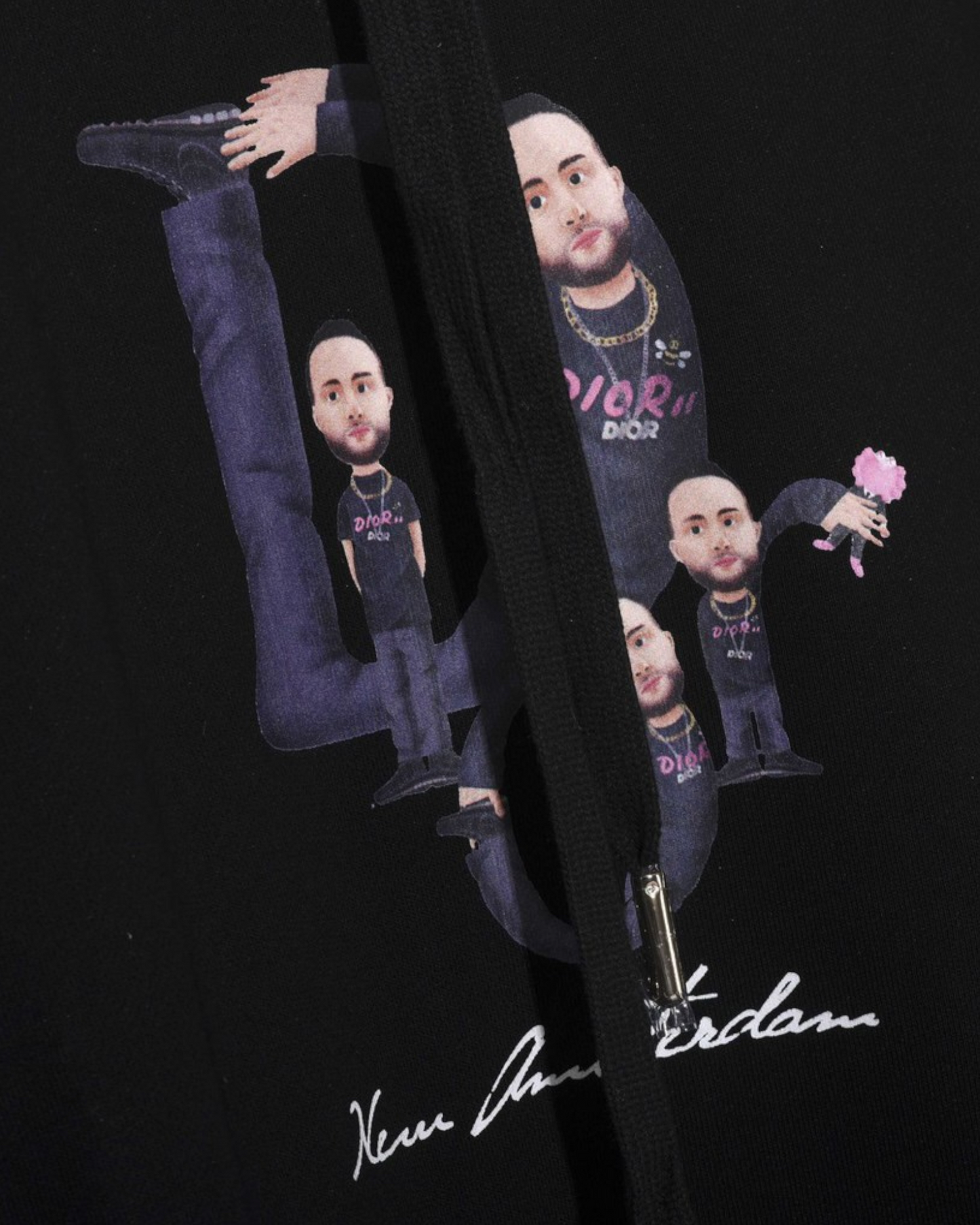 MF BY GCDC DEAR ALL BY CHRISTIAN HOODIE (BLACK)