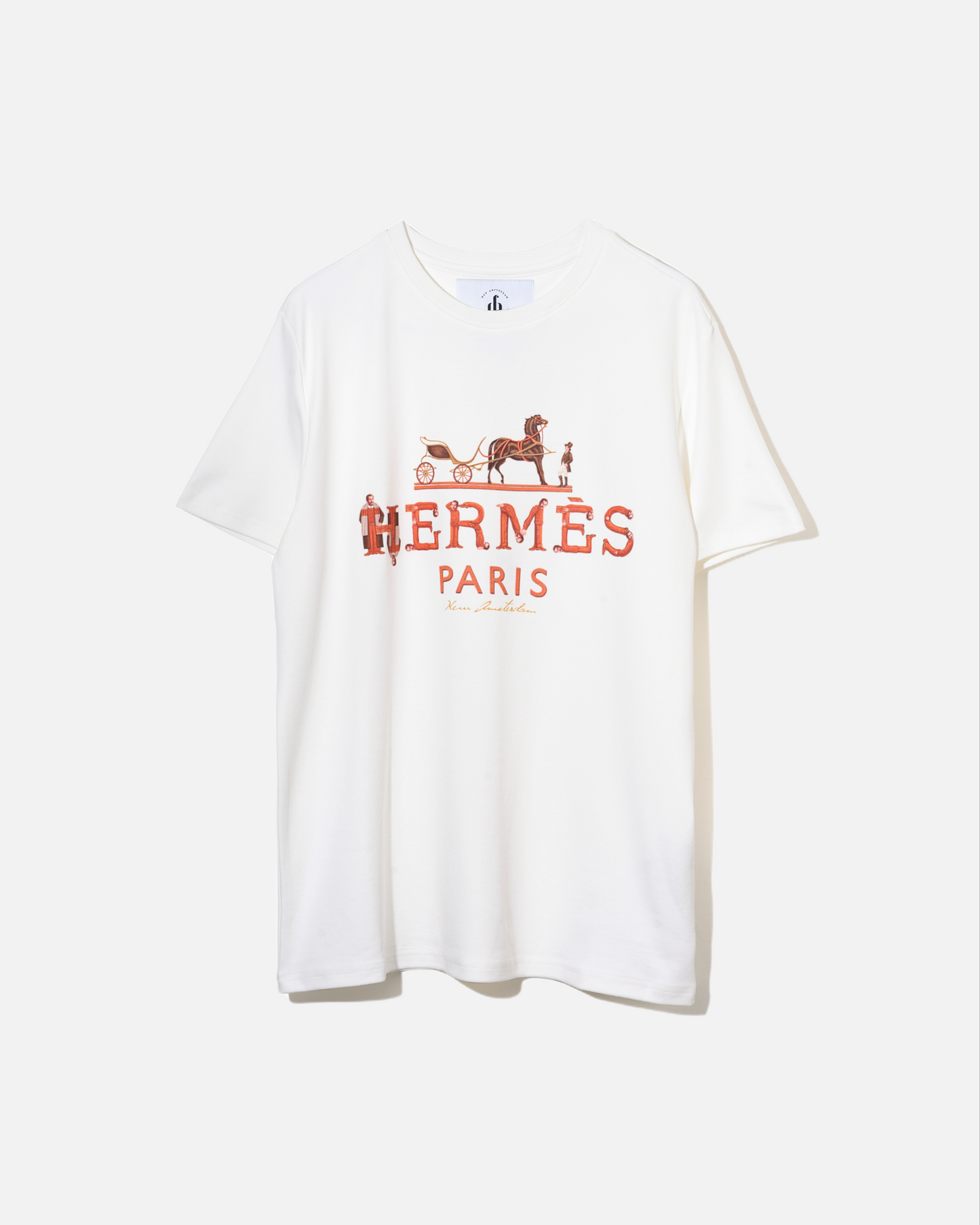 HERMESS BASIC TEE WOMAN (WHITE)
