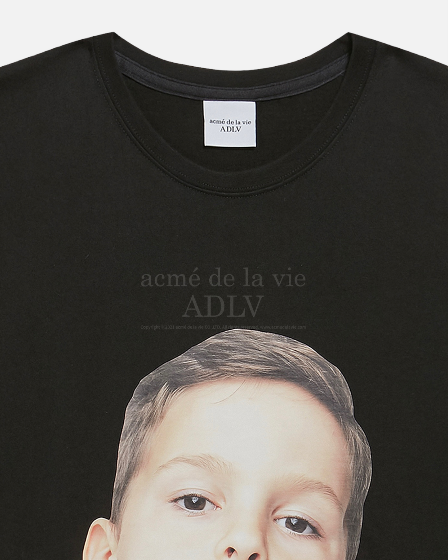 ADLV BABY FACE SHORT SLEEVE T-SHIRT BLACK CANDY (BLACK)
