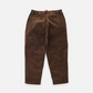 GRAMICCI CORDUROY LOOSE TAPERED PANT (DARK BROWN)