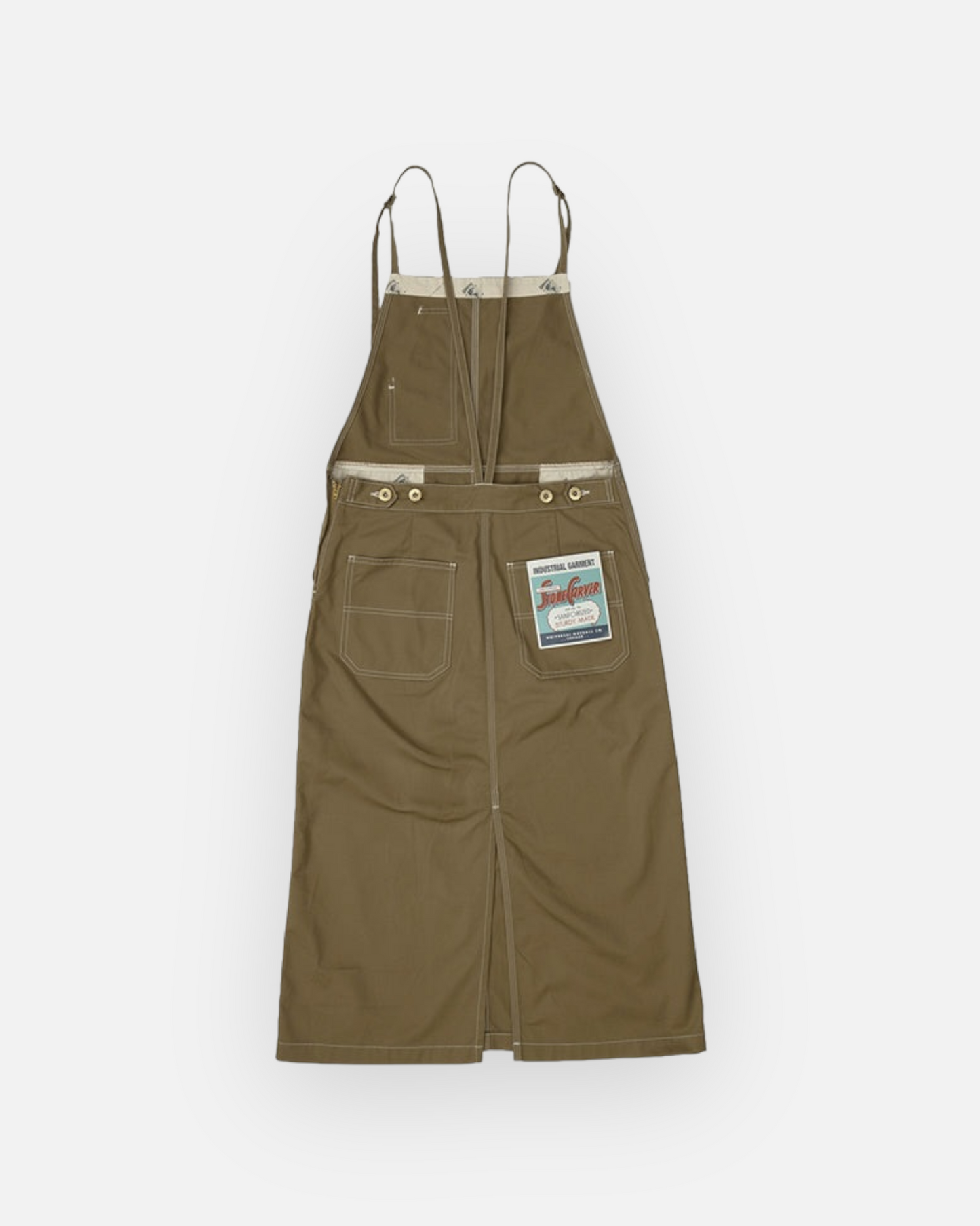 UNIVERSAL OVERALL JUMPER SKIRT 16X12 T/C TWILL (BEIGE)