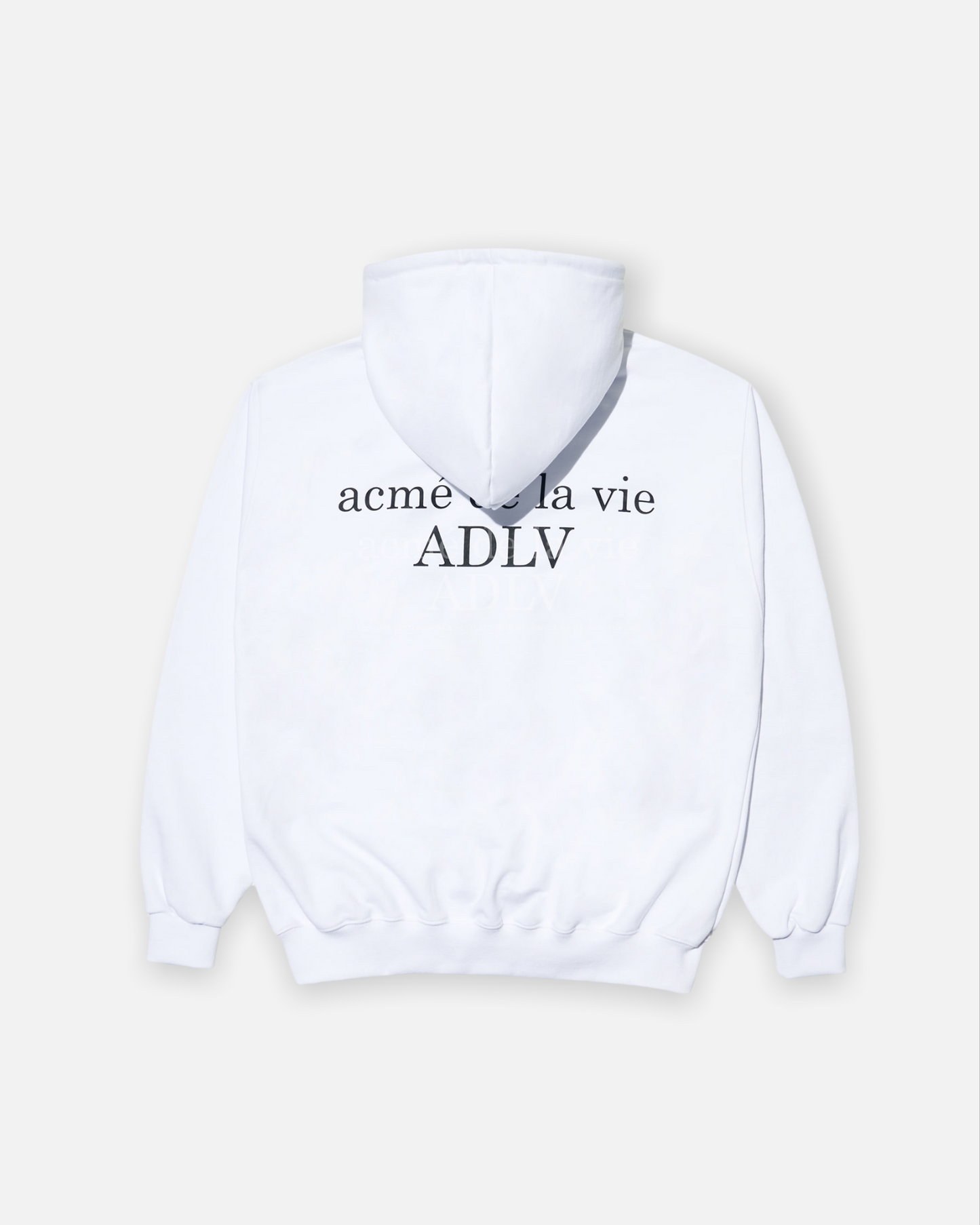 ADLV BABY FACE HOODIE WHITE PUPPY AND BOY (WHITE)