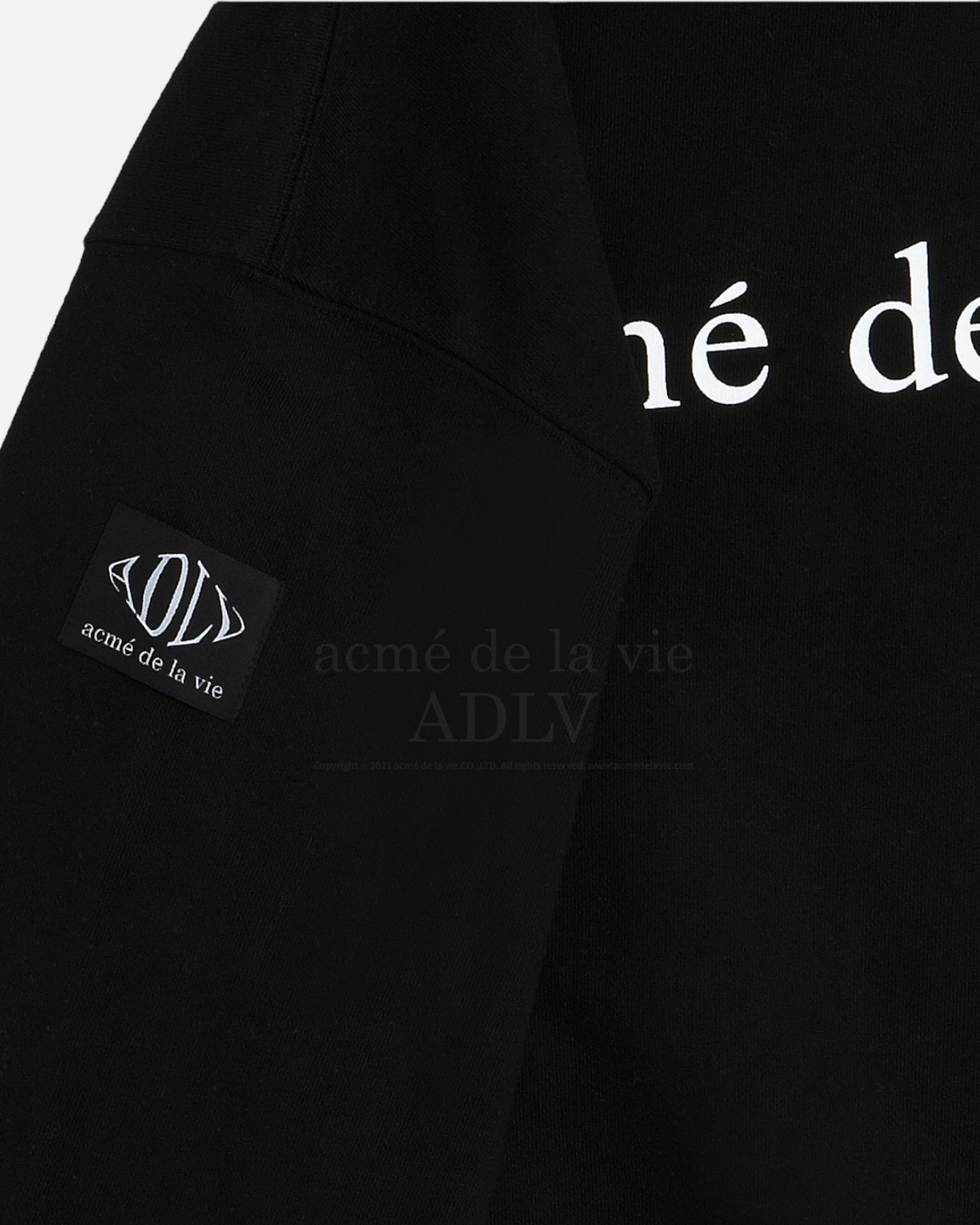 ADLV BABY FACE HOODIE BLACK DONUT1 R (BLACK)