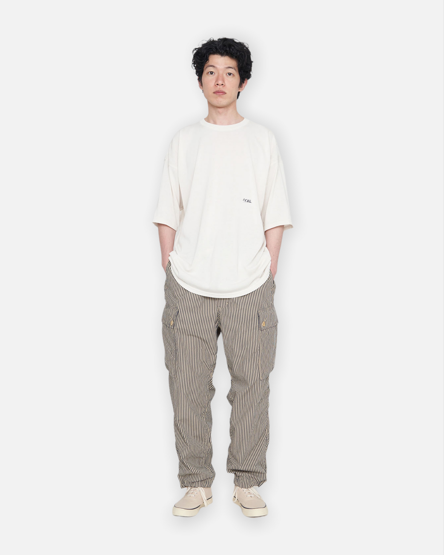 NANAMICA H/S OVERSIZED SWEATER TEE (ECRU)