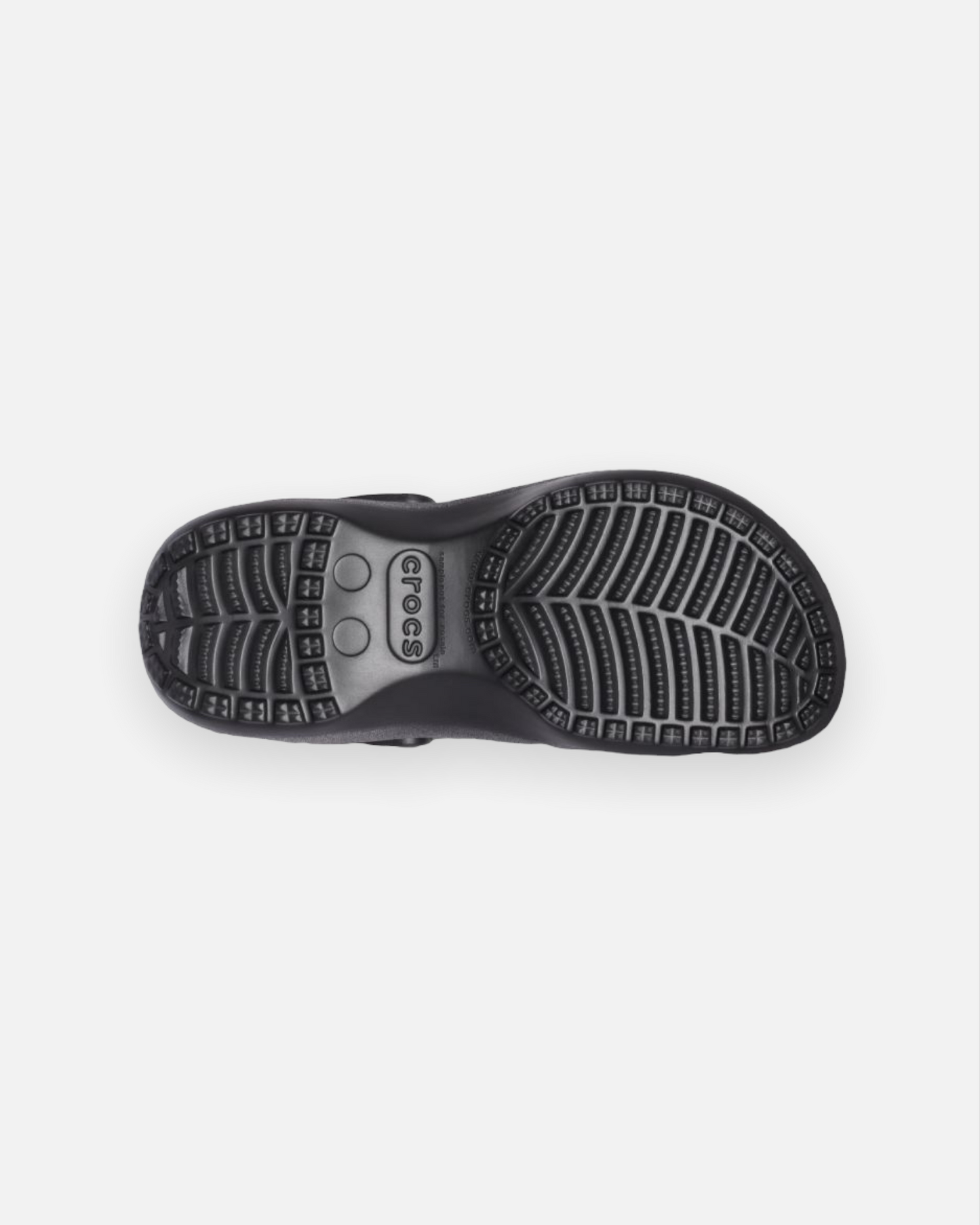 CROCS W CLASSIC PLATFORM CLOG (BLACK)
