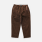 GRAMICCI CORDUROY LOOSE TAPERED PANT (DARK BROWN)