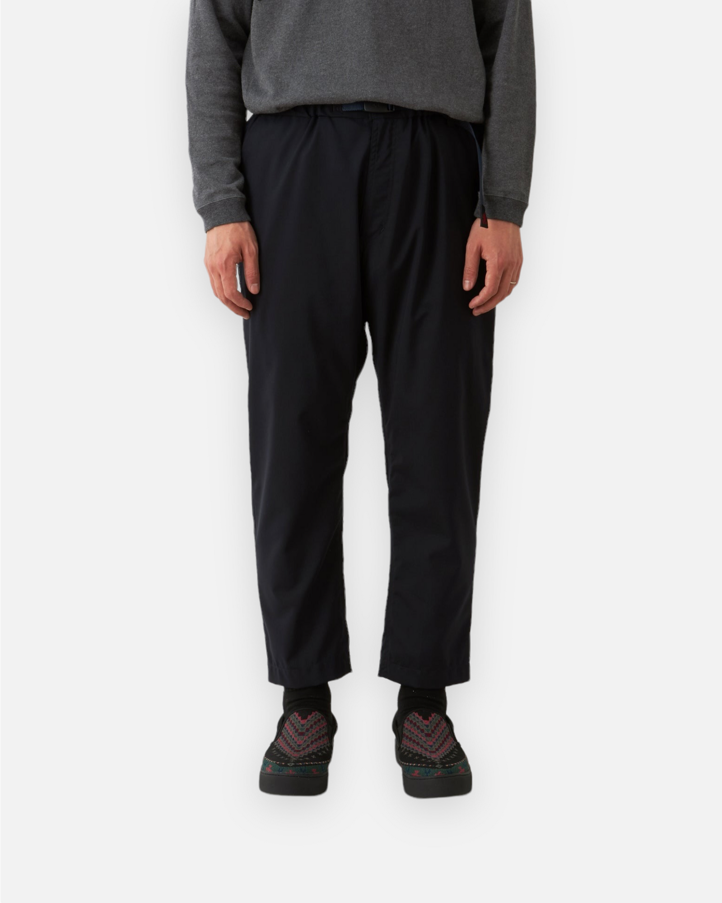 WHITE MOUNTAINEERING x GRAMICCI TECH WOOLLY TAPERED PANTS (NAVY)