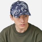 PAISLEY ADJ SPACECAP (DARK BLUE/WHITE)