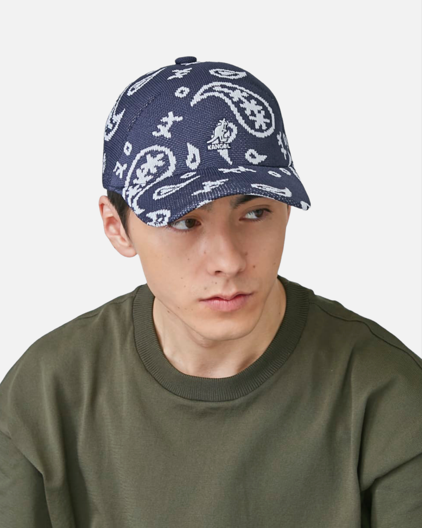 PAISLEY ADJ SPACECAP (DARK BLUE/WHITE)