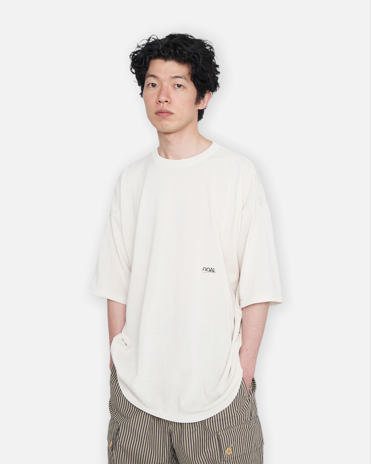 NANAMICA H/S OVERSIZED SWEATER TEE (ECRU)