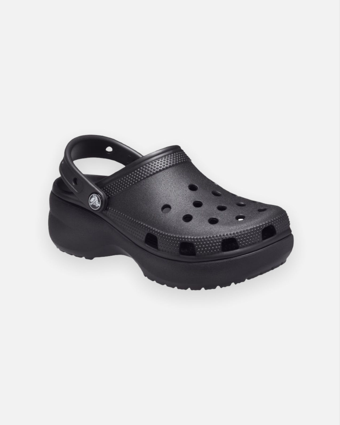 CROCS W CLASSIC PLATFORM CLOG (BLACK)