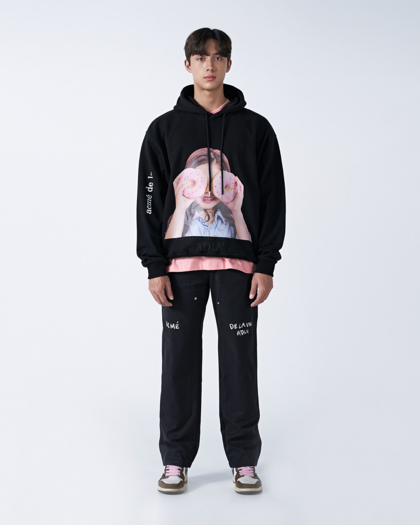 ADLV BABY FACE HOODIE BLACK DONUT 3 (BLACK)