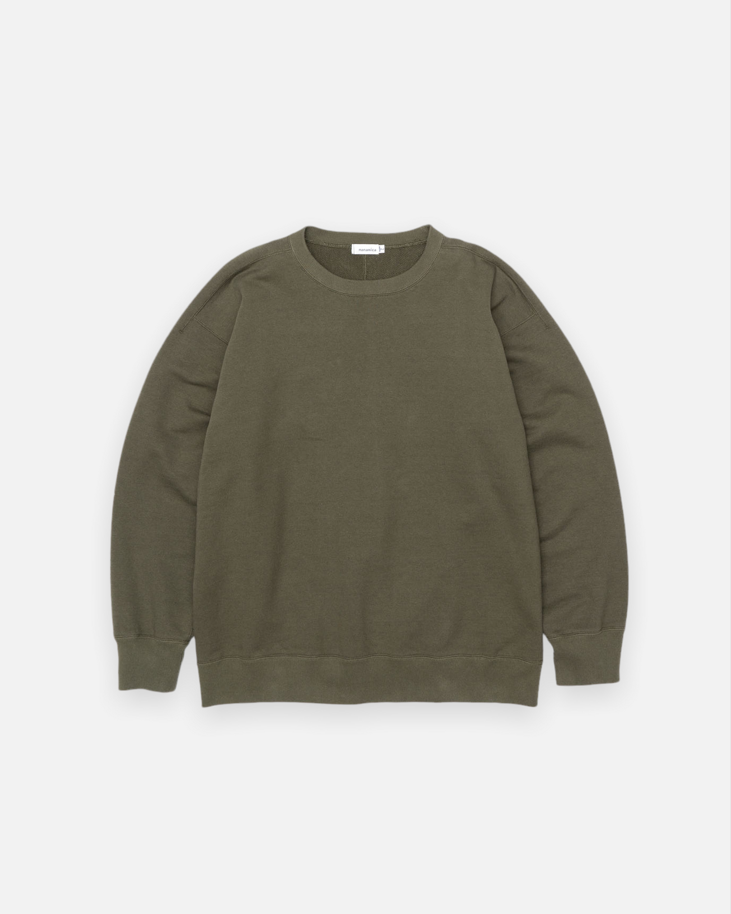 NANAMICA CREW NECK SWEAT (KHAKI)