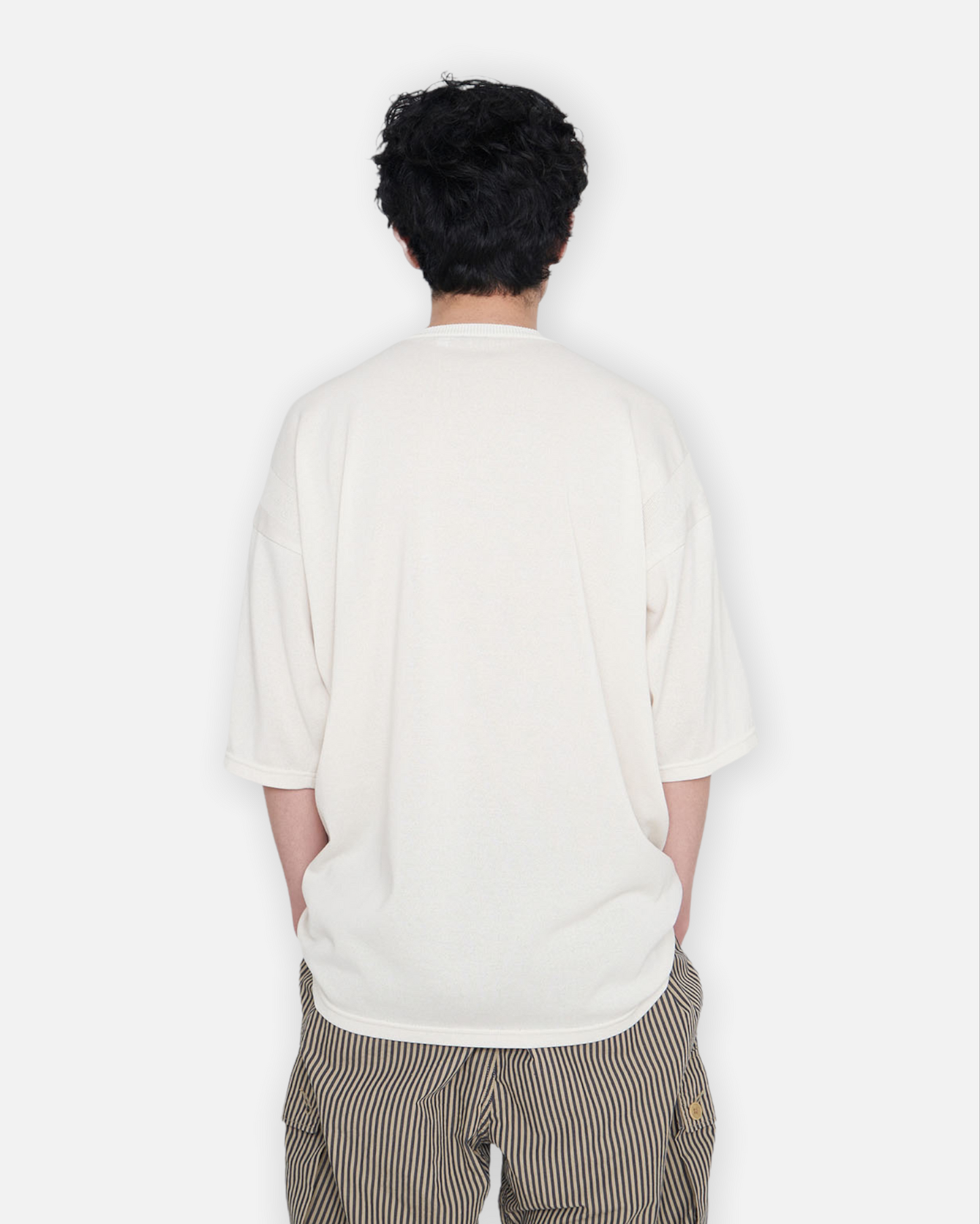 NANAMICA H/S OVERSIZED SWEATER TEE (ECRU)