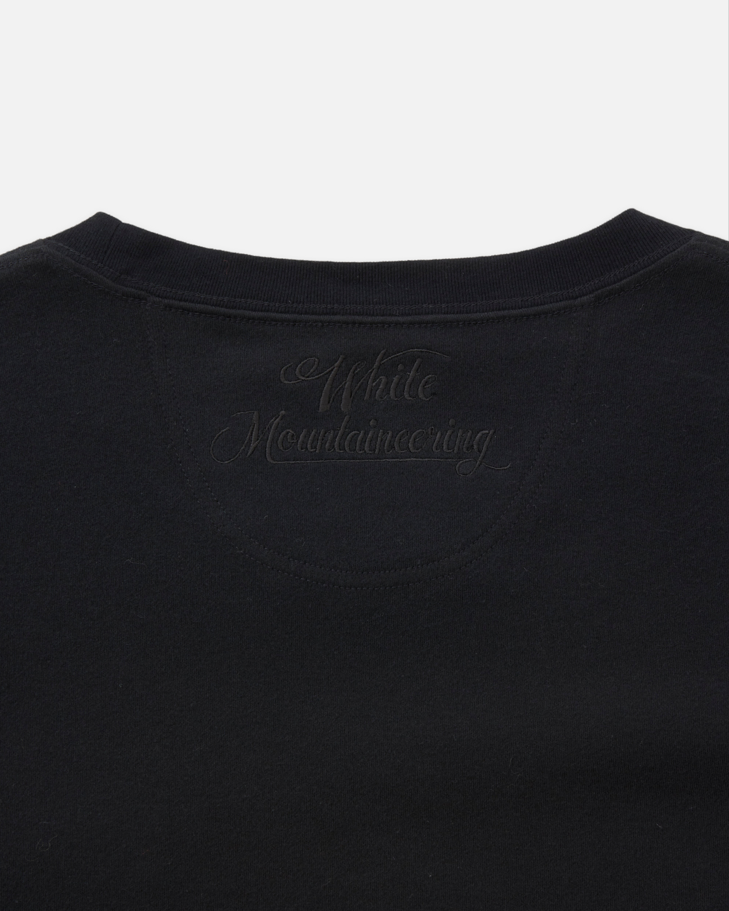 WM LOGO EMBROIDERY POCKET T-SHIRT (BLACK)