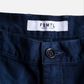 TIE DYE WIDE TAPERED SHORT PANTS (NAVY)