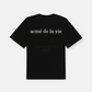 ADLV BABY FACE SHORT SLEEVE T-SHIRT BLACK SHOCKS R (BLACK)
