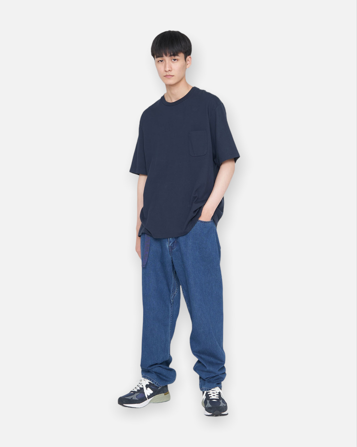 NANAMICA 5 POCKETS PANTS (INDIGO BLEACH)