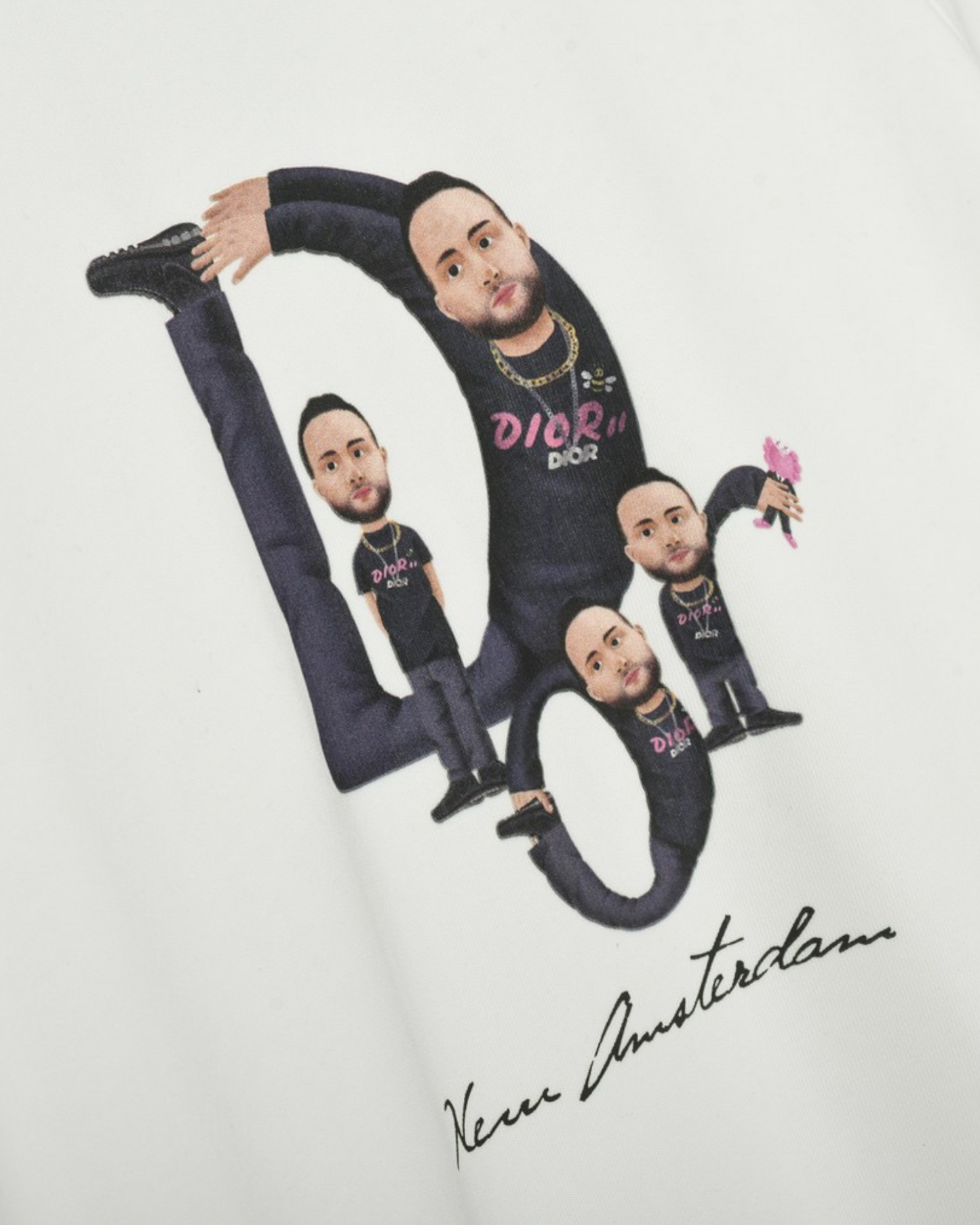 MF BY GCDC DEAR ALL BY CHRISTIAN SWEATSHIRT (WHITE)